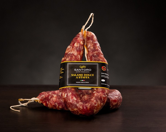 Salame a staffa dolce - Salumificio Santoro - 350gr