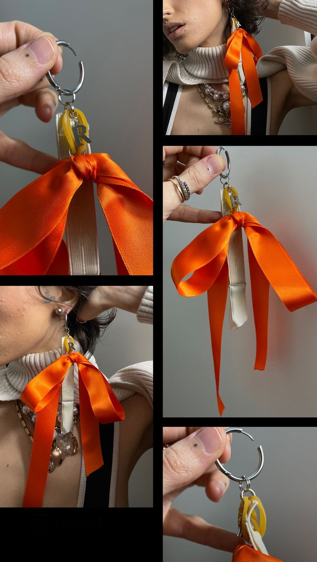 Mono-Boucle d’Oreilles Upcycled - Luc(e)