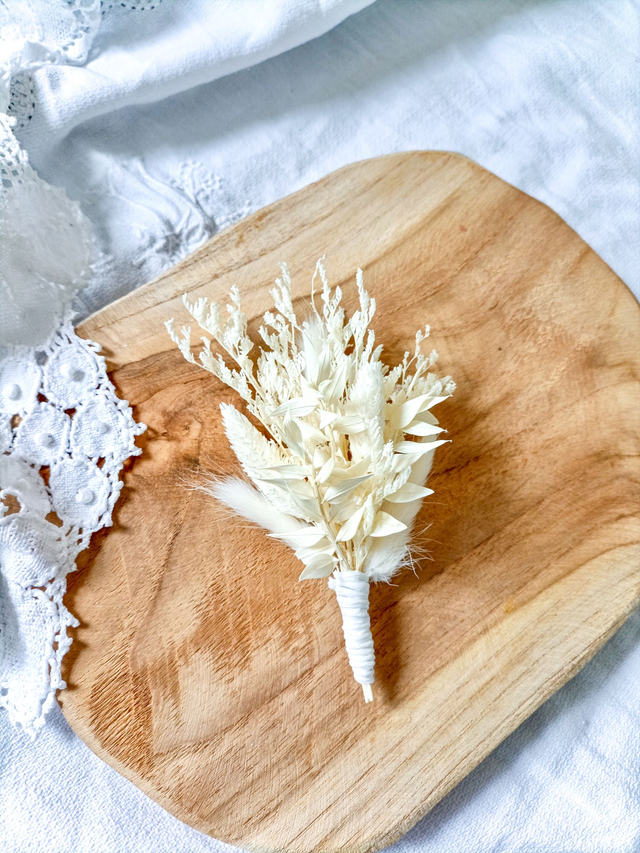 Boutonnière Porcelaine