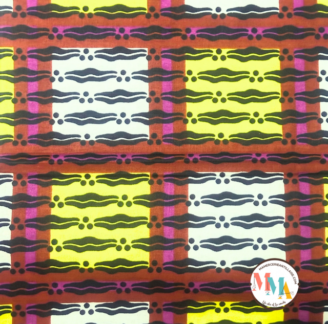 Wax Créolya 3m60 Coton 