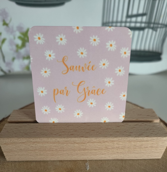 Magnet "Sauvée par grâce"