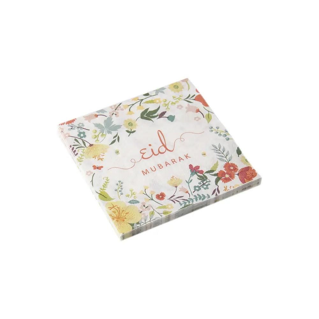 Eid Napkins - Flower design - Pack of 20
