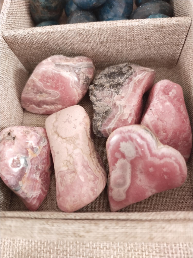 Pierre Roulée Rhodochrosite