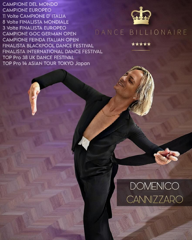 Foto con dedica personalizzata DANCE BILLIONAIRE 