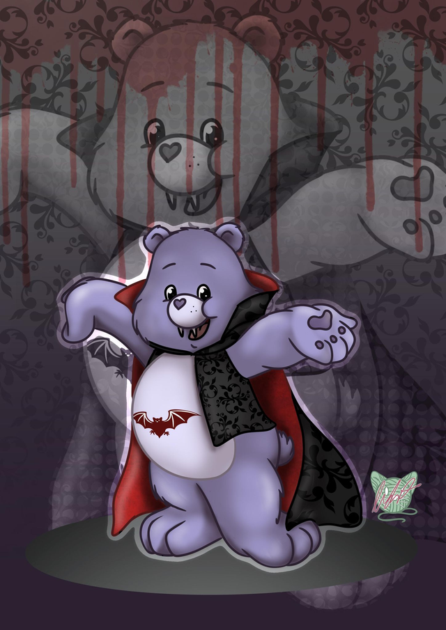 Drac-Bear A5 Print