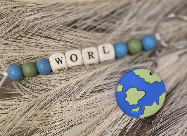 Porte-clé &quot;thème planète&quot;