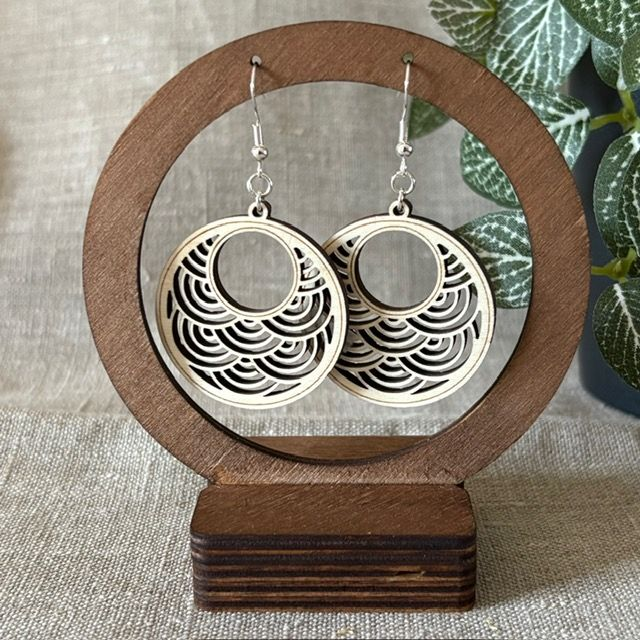 Boucles d'oreilles RONDES ONDES