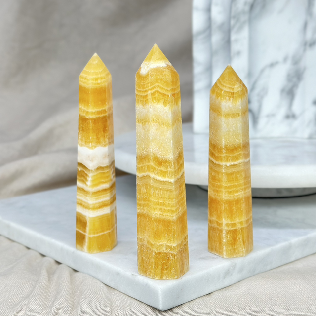 Banded Orange Calcite 