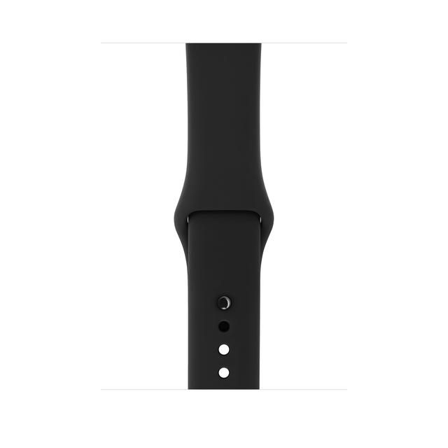 APPLE Watch Series 3 38mm Zwart sportbandje.