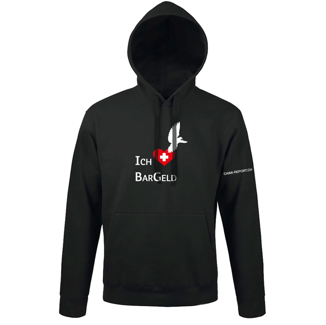 Hoodie «Ich liebe Bargeld»