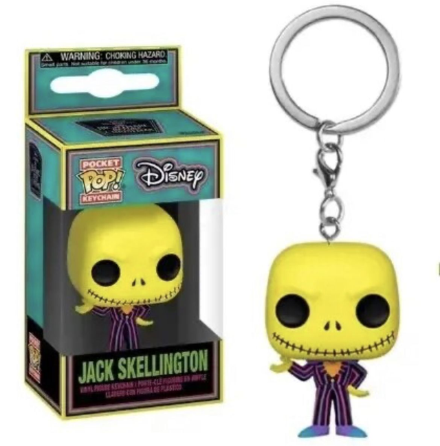0449 - Disney - The Nightmare before Christmas - Jack Skellington (blacklight)