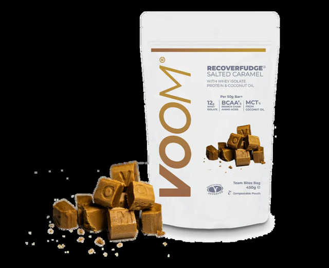 VOOM RecoverFudge Salted Caramel Team Bites Bag 450g