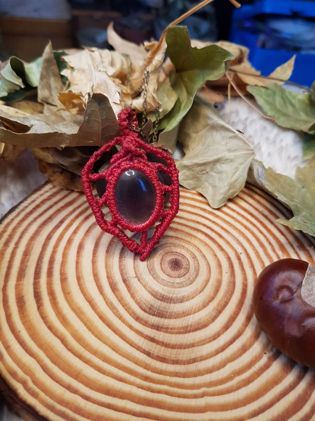 Pendentif "Feuille d'Automne"