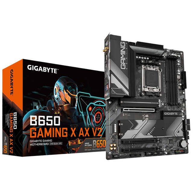 02.2.0012 – Scheda Madre Gigabyte B650 AORUS ELITE AX V2 AM5 – Mid Range Gaming con WiFi integrato