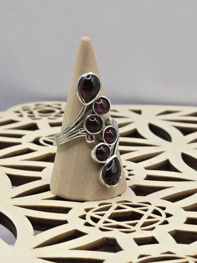 Bague Argent 925 et Grenat 