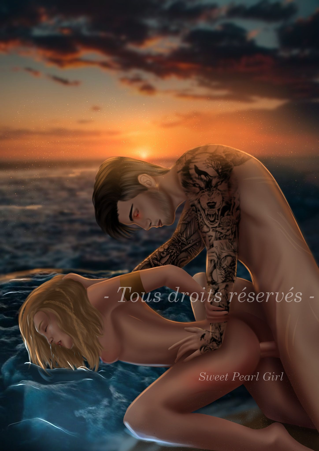 Illustration "Coucher de soleil" - Scène présente dans Vikings Tome 1