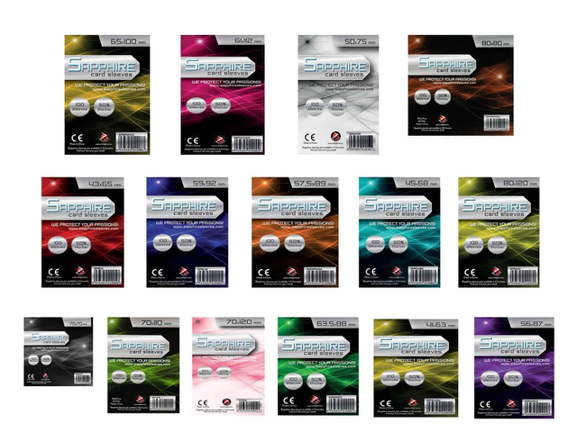 SAPPHIRE - Board Games Sleeves