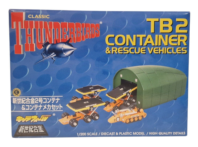 Thunderbird 2 container &amp; rescue vehicles set