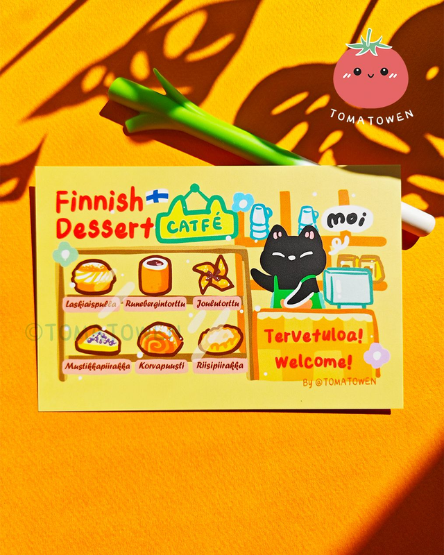 Postcard: Finnish Dessert