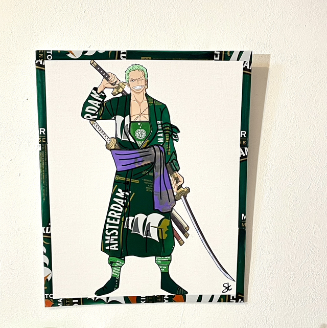 Tableau Zoro one piece 