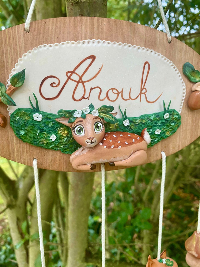 Mobile prénom &amp; décor