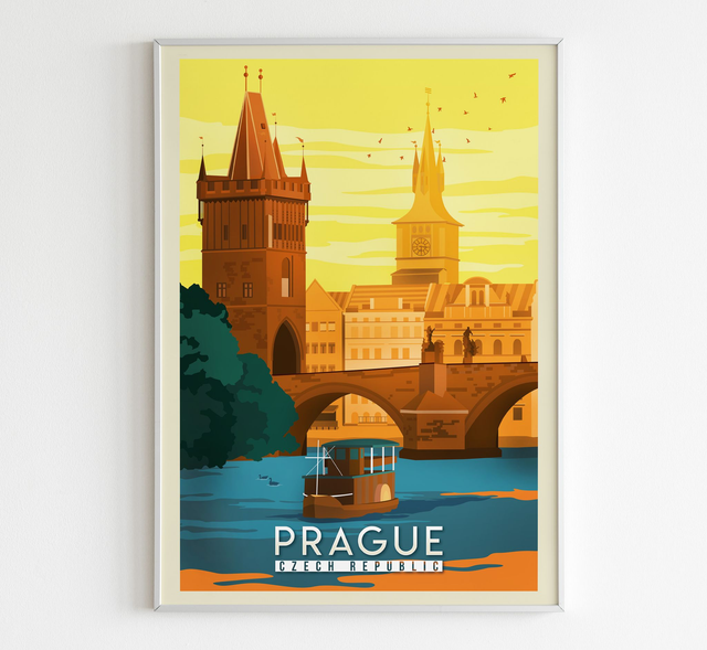 Prague Wall Art Print