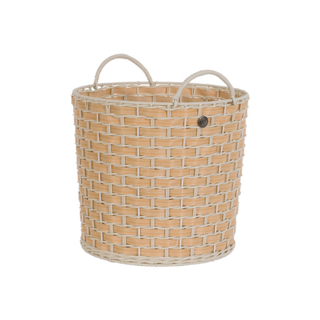 Willow korb mittel natural brown pattern