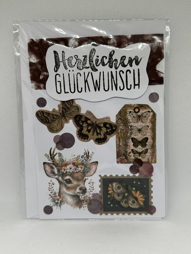 Geburtstagskarte Hirsch