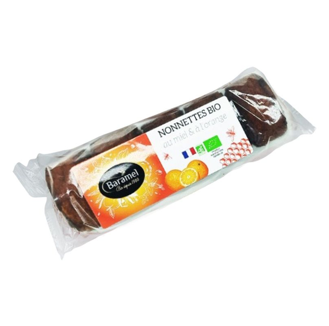Nonnettes Bio Miel Orange 160g | Baramel Pain d'Épices