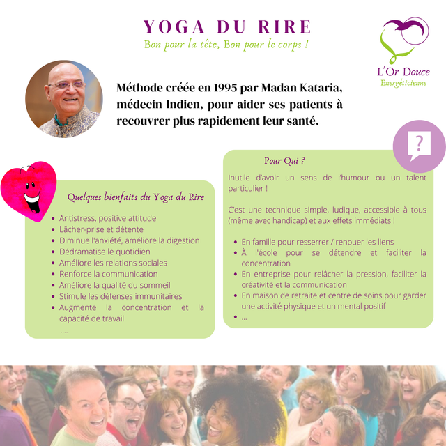 Yoga du rire 30 min en ligne