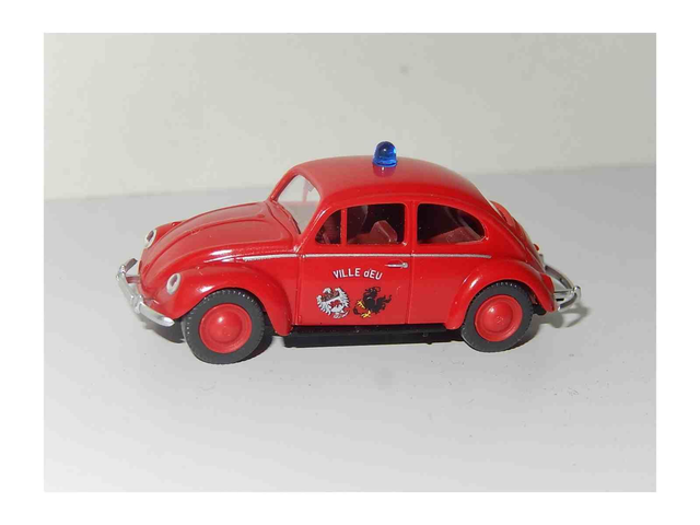 VW cox 1200 pompier Ville dEU Wiking 86153 H0