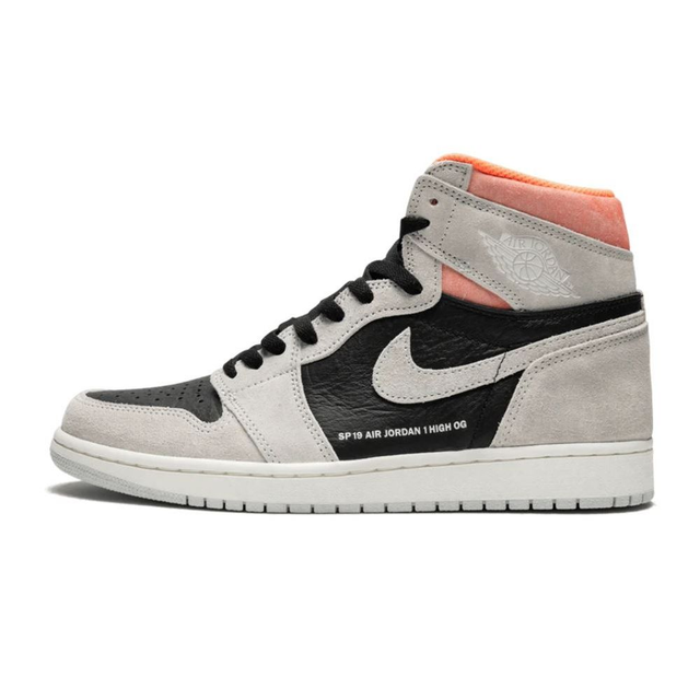 Air Jordan 1 Retro High OG Neutral Grey Hyper Crimson