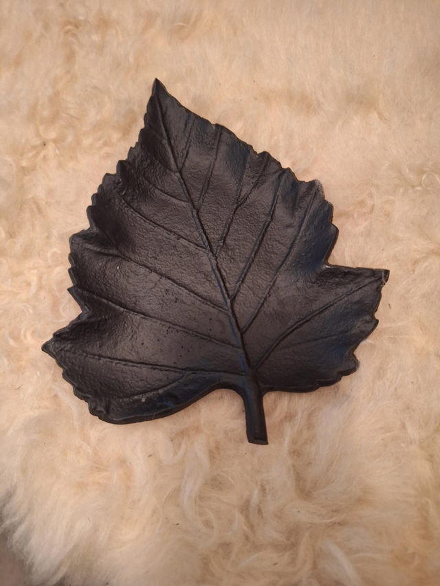 Schaaltje metalen blad