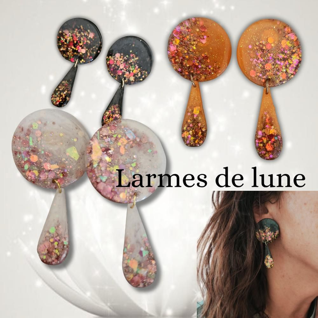 Pendants ○ larmes de lune 
