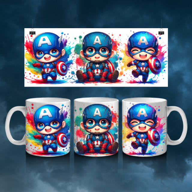 Mug Captain América