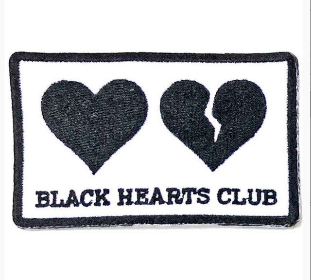 YUNGBLUD STANDARD PATCH: BLACK HEARTS CLUB
