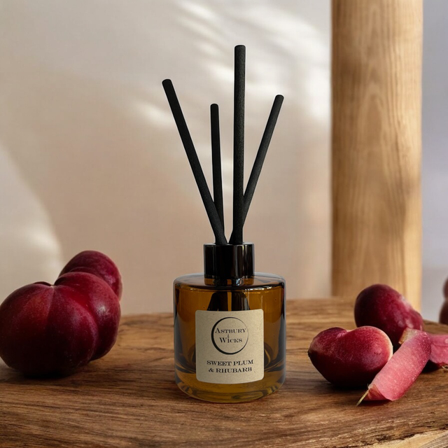 Sweet Plum & Rhubarb Reed Diffuser ~ 100g