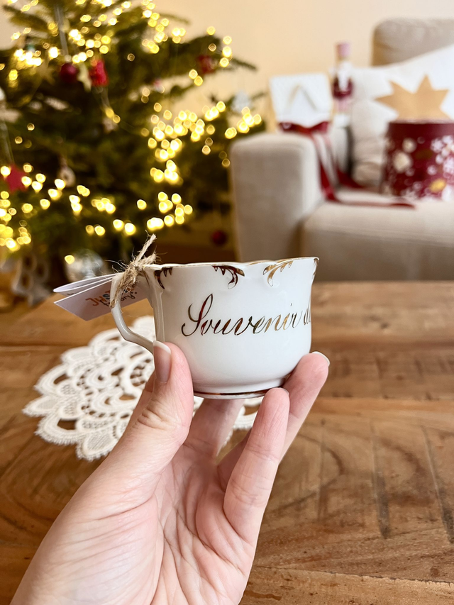 đ Bougie Feu de bois - tasse Ă cafĂ© "Souvenir de Montbray"