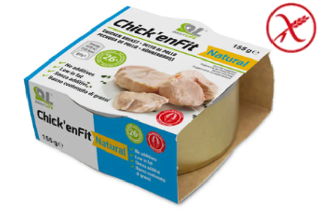 Chick’enFit Natural - FILETTO DI  POLLO AL NATURALE SENZA GLUTINE 155GR