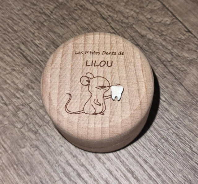 Boite à dents personnalisée 