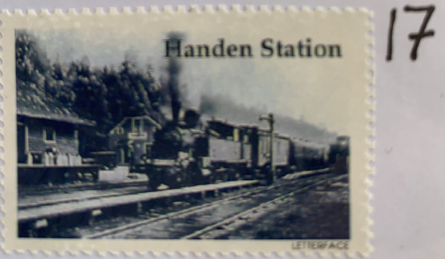 Brevfrimärke 17  -  Handens station