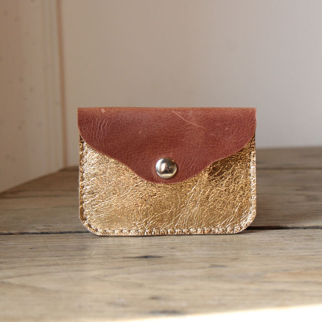 Mini pochette bicolore 