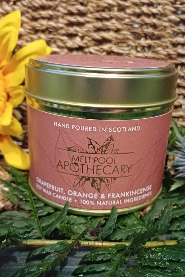 Grapefruit, Orange & Frankincense Candle