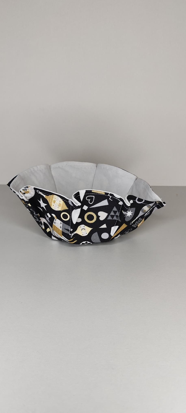 Coupelle à chocolat noir et blanc 