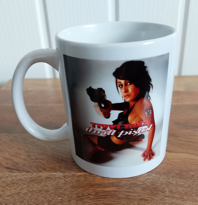 Thrill Pistol & Love Bomb Maker Mug