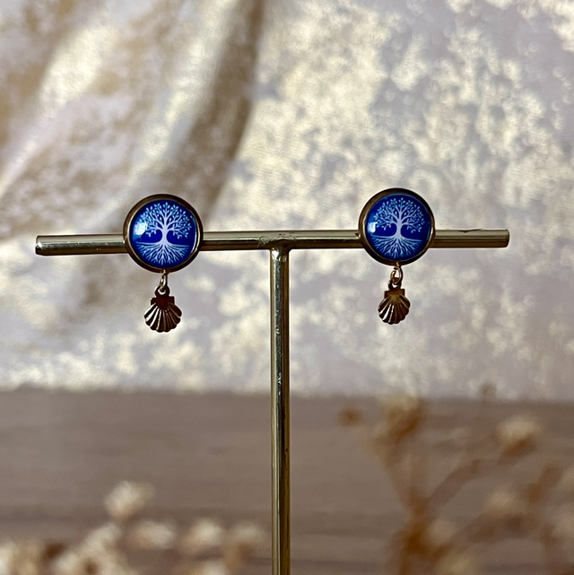 Boucles d’oreilles Mermaid À.D