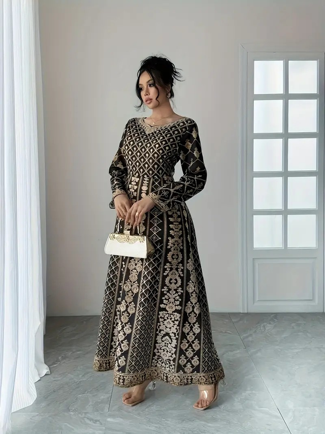 Women's Elegant Middle Eastern Maxi dress