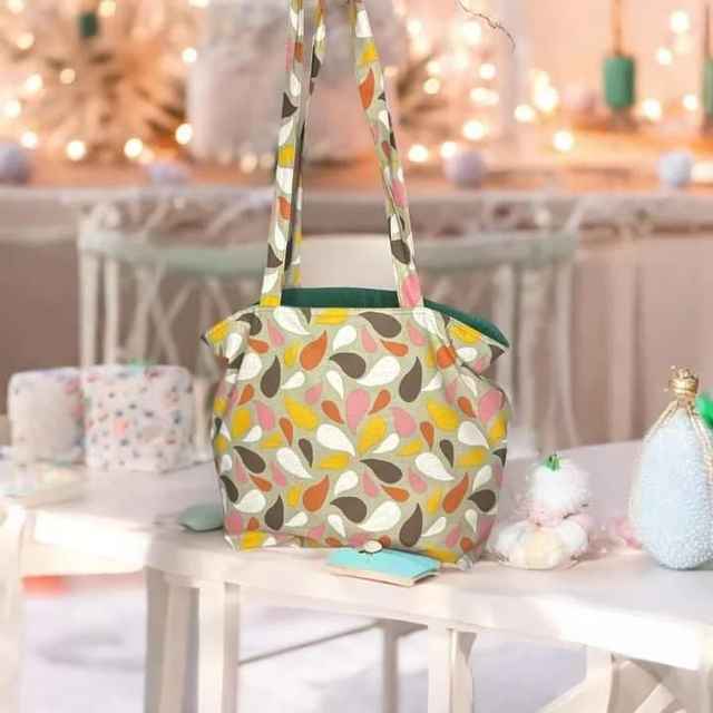 Sac refermable Area pétales vert