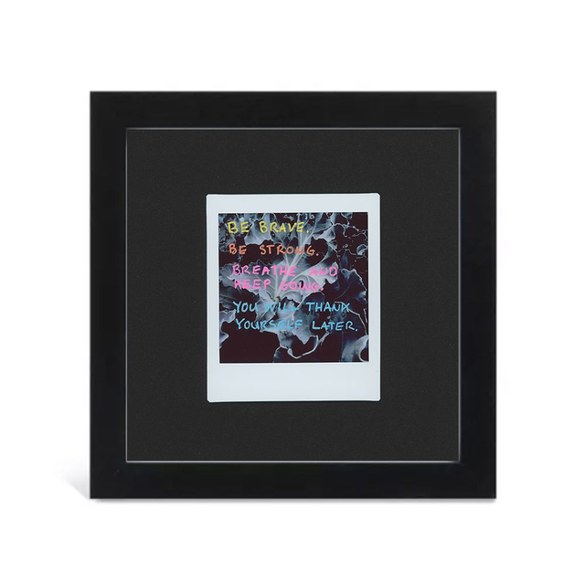 Framed Be Brave Instax Film Artwork