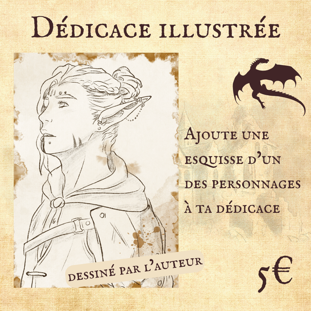 Option dédicace illustrée